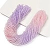 Transparent Painted Glass Beads Strands X1-DGLA-A034-T3mm-A05-1