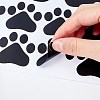 Waterproof Dog Paw Prints Pattern Paper Stickers DIY-WH0175-10-3