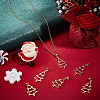 10Pcs Christmas Theme Brass Pendants KK-BBC0014-98-4