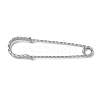304 Stainless Steel Safety Pins Brooch Findings STAS-C181-01A-P-1