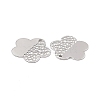 Non-Tarnish 304 Stainless Steel Pendants STAS-B031-21P-3
