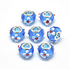 Handmade Lampwork European Beads X-LAMP-Q029-03E-1