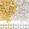 400pcs 2 Colors Brass Rhinestone Spacer Beads RB-SP0001-03A-1