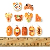 11Pcs 11 Styles Resin Imitation Food Pendants FIND-FS0002-61-5