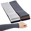 BENECREAT 6Pcs 6 Colors Polyester Elastic Ribbing Fabric for Cuffs DIY-BC0006-53B-1