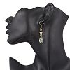 5 Pairs 5 Styles Brass Enamel Dangle Earrings EJEW-JE06570-4