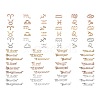 Craftdady 72pcs 6 Sets 6 Style Alloy Pendants FIND-CD0001-10-15