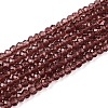 Glass Beads Strands EGLA-A034-T1mm-D13-1
