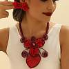 Alloy Aluminum and Acrylic Resin Jewelry Sets FS-WGFFF05-03-2