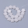 Natural White Jade Beads Strands X-G-R451-08I-2