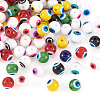  240Pcs 12 Colors Baking Painted Glass Beads DGLA-TA0001-01-11