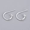 304 Stainless Steel Earring Hooks STAS-K211-01S-1