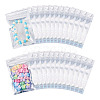 60Pcs Glitter Holographic Star Plastic Packaging Yin-yang Resealable Bags OPP-TA0001-24A-1