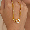 Brass Pendant Necklaces for Women JS4808-4