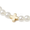 CCB Imitation Pearl Bracelets BJEW-JB11055-02-3