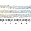 Transparent Glass Bead Strands GLAA-H023-03F-5