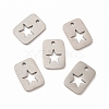 Non-Tarnish 201 Stainless Steel Charms STAS-E188-01P-2