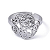 Non-Tarnish 304 Stainless Steel Finger Rings RJEW-C074-08P-3