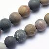 Natural Ocean Agate/Ocean Jasper Beads Strands G-G716-02-4mm-1