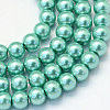 Baking Painted Glass Pearl Bead Strands HY-Q003-3mm-32-1