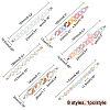 Opaque Acrylic Curb Chain for DIY Keychains HJEW-CA0001-07-2