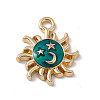 Alloy Enamel Pendants ENAM-M049-01G-A-1