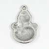 Tibetan Style Lovely Snowman Alloy Charms X-EA314Y-2