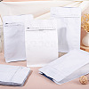 10Pcs BOPP and Aluminized PET and PE Resealable Coffee Zipper Bags with Valve ABAG-TA0001-93A-5