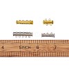 Kissitty Brass Magnetic Slide Lock Clasps KK-KS0001-02-11