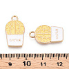 Alloy Enamel Pendants ENAM-N048-006A-3