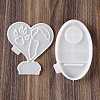 Heart Candle Holder DIY Silicone Molds SIL-F007-12C-2