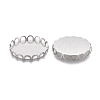 304 Stainless Steel Cabochon Settings STAS-P249-16C-P-2