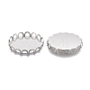 Tarnish Resistant 304 Stainless Steel Cabochon Settings STAS-P249-16C-P-2