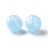 Opaque Acrylic Beads OACR-E014-16B-2