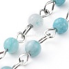 Handmade Hemimorphite Beaded Chains AJEW-JB00512-04-2