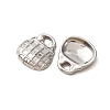 304 Stainless Steel Charms STAS-Z167-02P-06-2