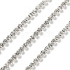 Iron Rhinestone Glass Cup Chain CH-U001-01X-2