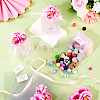 Clear PVC Candy Gift Packaging Boxes with Ribbon & Artificial Flower CON-TAC0001-20A-9
