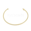 Brass Textured Open Cuff Bangle Making KK-U020-21B-G-1