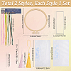 DIY Bookmarks Embroidery Kits DIY-SC0029-44B-2