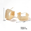 Geometric C-shaped Earrings FE7796-3-1