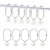 304 Stainless Steel Shower Curtain Rings for Bathroom HJEW-NB00301-1