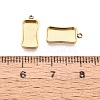 304 Stainless Steel Pendant Cabochon Component STAS-Q113-19A-G-3