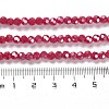 Electroplate Opaque Glass Beads Strands LS-EGLA-A035-P4mm-A16-4