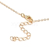 Brass Cable Chain Necklace NJEW-JN03110-02-3