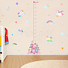 PVC Height Growth Chart Wall Sticker DIY-WH0232-023-4