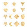 28Pcs 7 Style 304 Stainless Steel Pendants STAS-TA0004-75-2