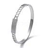 304 Stainless Steel Hinged Bangles for Women BJEW-A011-21P-4