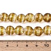 Handmade Foil Glass Beads Strands FOIL-N033-05G-4