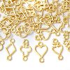 Olycraft 64pcs 4 Style Open Back Bezel Connector Charms FIND-OC0001-74-4